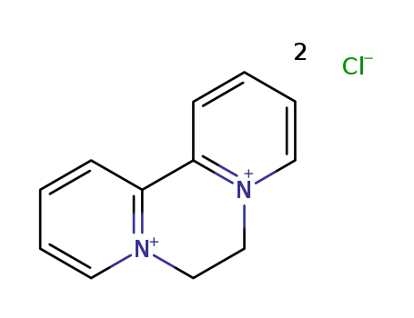 Molecular Structure of 4032-26-2 (diquat dichloride)