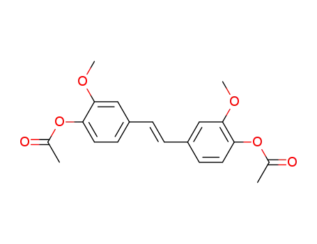 4,4'-diacetoxy-3,3'-dimethoxystilbene
