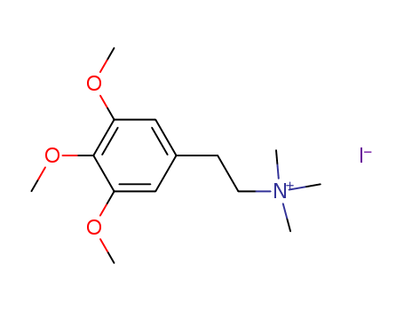 trimethyl-[2-(3,4,5-trimethoxyphenyl)ethyl]azanium