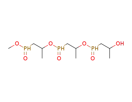 Molecular Structure of 126797-90-8 ((2-Hydroxy-propyl)-phosphinic acid 2-(2-methoxyphosphinoyl-1-methyl-ethoxyphosphinoyl)-1-methyl-ethyl ester)