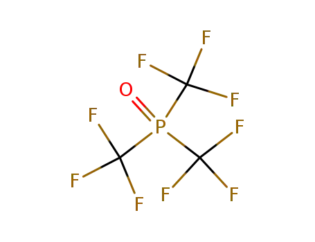 Molecular Structure of 423-01-8 (tris(trifluoromethyl)phosphane oxide)
