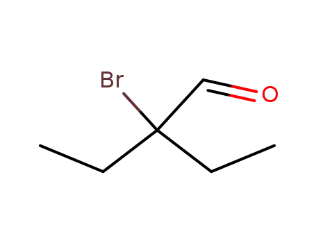 Molecular Structure of 38562-30-0 (Butanal, 2-bromo-2-ethyl-)