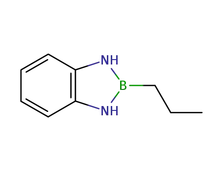 Molecular Structure of 115002-30-7 (2-propyl-2,3-dihydro-1<i>H</i>-benzo[1,3,2]diazaborole)