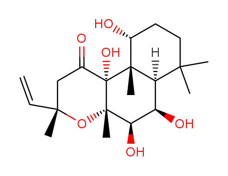 Molecular Structure of 132620-06-5 ((+/-)-desacetyl forskolin)