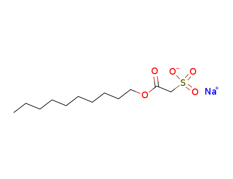 Molecular Structure of 29444-28-8 (sodium 2-(decyloxy)-2-oxoethane-1-sulphonate)