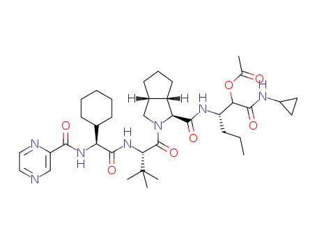 C<sub>38</sub>H<sub>57</sub>N<sub>7</sub>O<sub>7</sub>