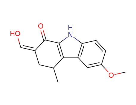 1H-Carbazol-1-one,2,3,4,9-tetrahydro-2-(hydroxymethylene)-6-methoxy-4-methyl-