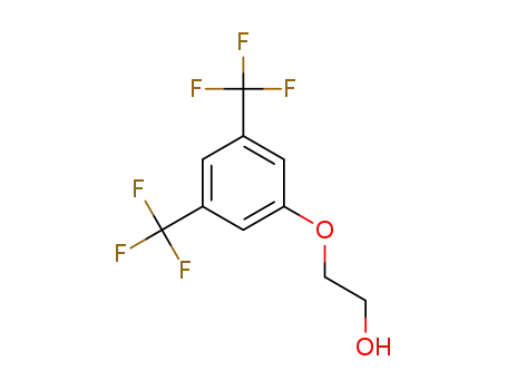 Molecular Structure of 887268-12-4 (2-[3,5-BIS(TRIFLUOROMETHYL)PHENOXY]ETHANOL)