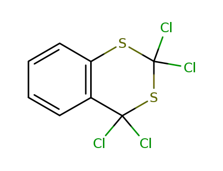 Molecular Structure of 87641-74-5 (2,2,4,4-tetrachloro-2,4-dihydro-1,3-benzodithiin)