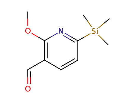2-Methoxy-6-trimethylsilanyl-pyridine-3-carbaldehyde
