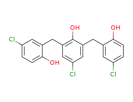 페놀, 4-클로로-2,6-비스(5-클로로-2-하이드록시페닐)메틸-