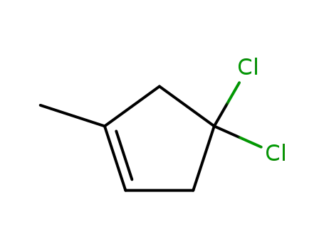 Molecular Structure of 5296-50-4 (Cyclopentene, 4,4-dichloro-1-methyl-)