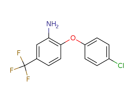 Molecular Structure of 349-20-2 (2-AMINO-4'-CHLORO-4-TRIFLUOROMETHYL DIPHENYL ETHER)