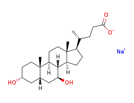 3,7-dihydroxycholan-24-oic acid, monosodium salt