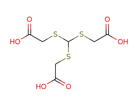 Molecular Structure of 34914-39-1 (2,2',2''-[methylidynetris(thio)]trisacetic acid)