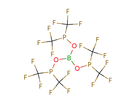 Tris{bis(trifluormethyl)phosphanyloxy}-boran