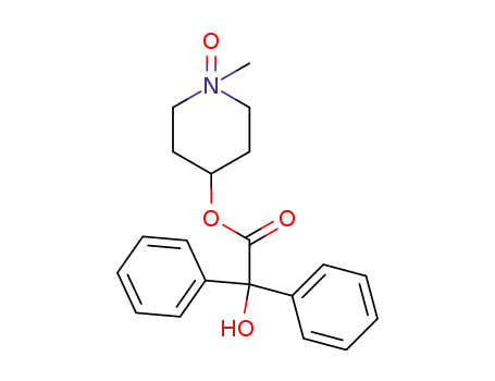 Benzeneacetic acid, a-hydroxy-a-phenyl-,
1-methyl-1-oxido-4-piperidinyl ester