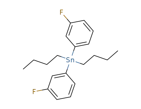Molecular Structure of 62967-77-5 (Stannane, dibutylbis(3-fluorophenyl)-)