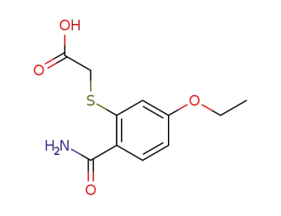 [[2-(アミノカルボニル)-5-エトキシフェニル]チオ]酢酸