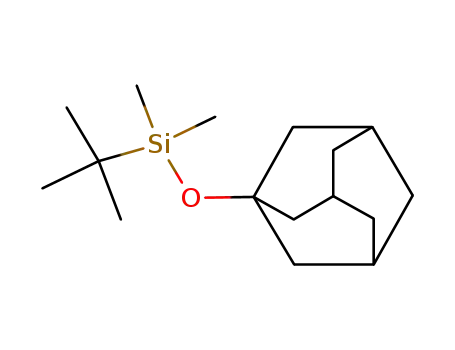 Molecular Structure of 76358-85-5 (1-(tert-butyldimethylsiloxy)tricyclo[3.3.1.1]decane)