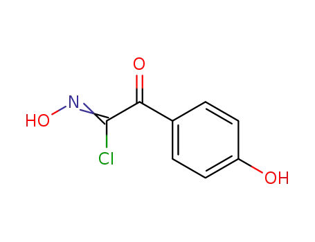 Molecular Structure of 34911-46-1 (N,4-dihydroxy-alpha-oxobenzeneacetimidoyl chloride)
