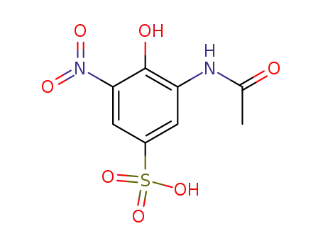 3-(Acetylamino)-4-hydroxy-5-nitrobenzenesulfonic acid