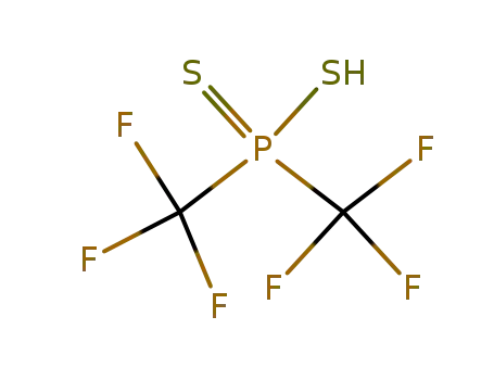 Molecular Structure of 18799-75-2 (bis(trifluoromethyl) phosphonodithioite)
