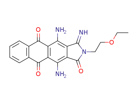 4,11-ジアミノ-2-(2-エトキシエチル)-2,3-ジヒドロ-3-イミノ-1H-ナフト[2,3-f]イソインドール-1,5,10-トリオン
