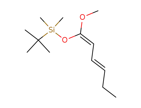 Molecular Structure of 287193-97-9 ((1Z,3E)-1-(t-butyldimethylsilyloxy)-1-methoxyhexa-1,3-diene)