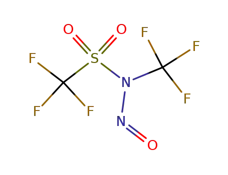 N-trifluoromethyl-N-nitrosotrifluoromethanesulfon-amide