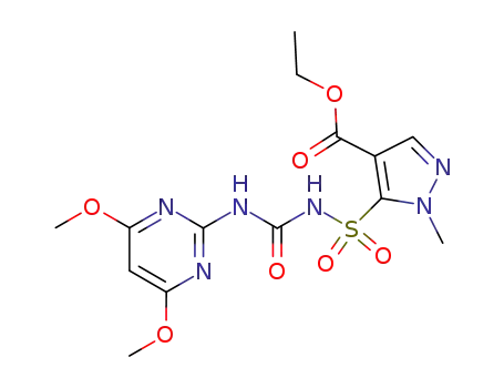 Molecular Structure of 93697-74-6 (Pyrazosulfuron-ethyl)