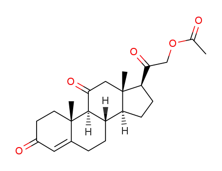 Molecular Structure of 1173-27-9 (11-Dehydrocorticosterone acetate)