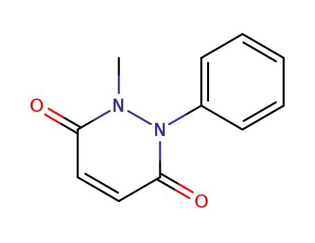 Molecular Structure of 13817-74-8 (1-methyl-2-phenyl-1,2-dihydropyridazine-3,6-dione)