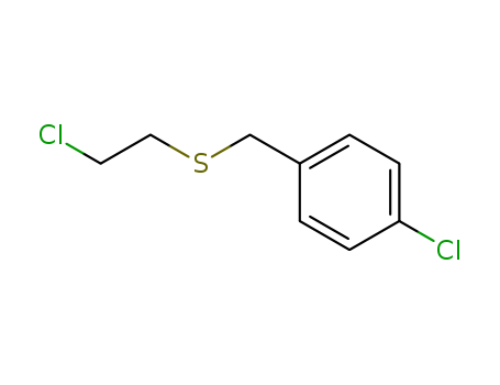 Benzene,1-chloro-4-[[(2-chloroethyl)thio]methyl]-