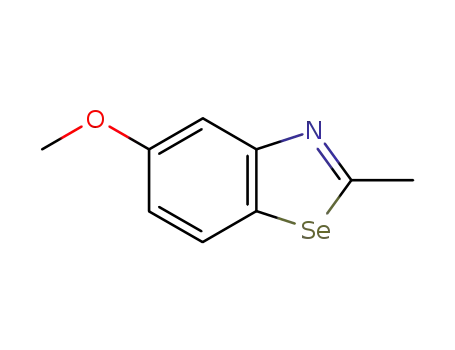 Molecular Structure of 2946-17-0 (5-METHOXY-2-METHYLBENZOSELENAZOLE)