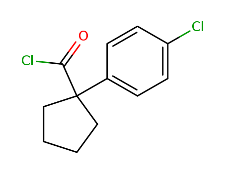 Cyclopentanecarbonylchloride, 1-(4-chlorophenyl)-                                                                                                                                                       