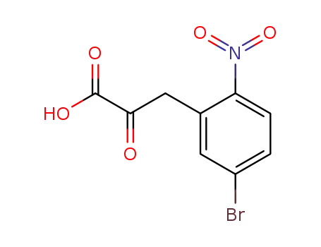 Molecular Structure of 17403-17-7 ((5-bromo-2-nitro-phenyl)-pyruvic acid)