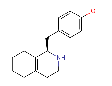 Phenol,4-[(1,2,3,4,5,6,7,8-octahydro-1-isoquinolinyl)methyl]-, (-)-