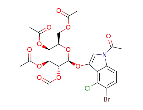 (N-acetyl-5-bromo-4-chloro-indol-3-yl) 2,3,4,6-tetra-O-acetyl-β-D-galactopyranoside