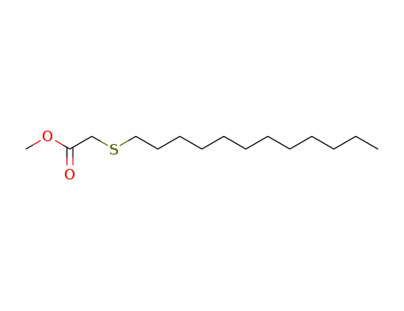 Molecular Structure of 26139-10-6 (methyl 2-(dodecylthio)acetate)