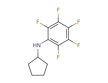 Molecular Structure of 123228-09-1 (N-cyclopentylpentafluoroaniline)