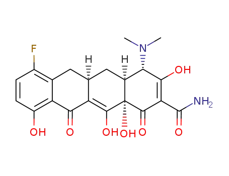 (4S,4aS,5aR,12aS)-4-(dimethylamino)-7-fluoro-3,10,12,12a-tetrahydroxy-1,11-dioxo-1,4,4a,5,5a,6,11,12a-octahydrotetracene-2-carboxamide