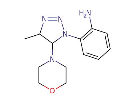 1-(2-Aminophenyl)-4,5-dihydro-4-methyl-5-morpholino-1,2,3-triazole