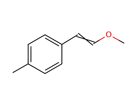 Molecular Structure of 69690-25-1 (1-(2-methoxyethenyl)-4-methylbenzene)