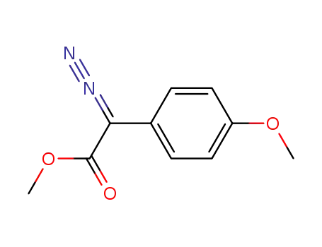 Molecular Structure of 22979-36-8 (methyl 2-diazo-2-(4-methoxypheny)acetate)