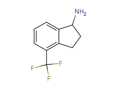1H-INDEN-1-AMINE, 2,3-DIHYDRO-4-(TRIFLUOROMETHYL)
