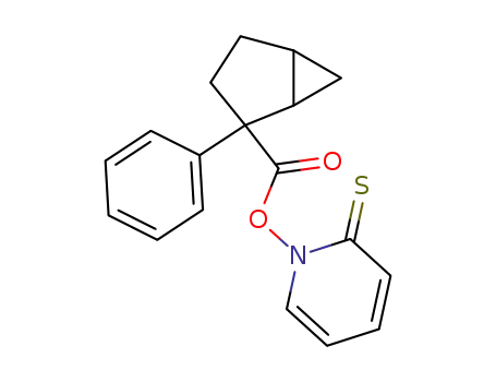 Molecular Structure of 156006-03-0 (2-Phenyl-bicyclo[3.1.0]hexane-2-carboxylic acid 2-thioxo-2H-pyridin-1-yl ester)
