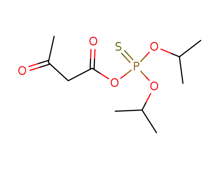 Molecular Structure of 74710-70-6 (O-acetoacetyl O,O-diisopropyl phosphorothioate)