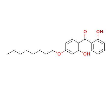 Molecular Structure of 85-24-5 (2,2'-dihydroxy-4-octyloxybenzophenone)