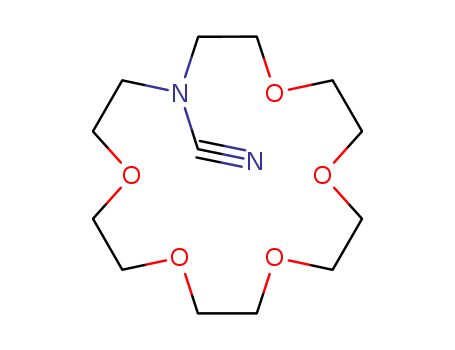 1,4,7,10,13-Pentaoxa-16-azacyclooctadecane-16-carbonitrile